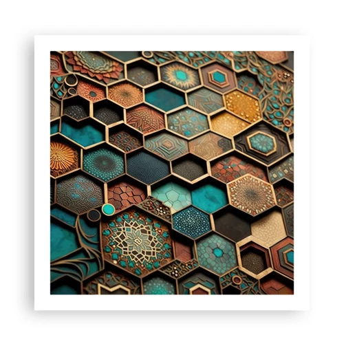Póster - Ornamentos árabes - 60x60 cm