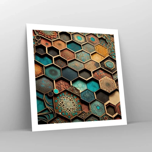 Póster - Ornamentos árabes - 60x60 cm