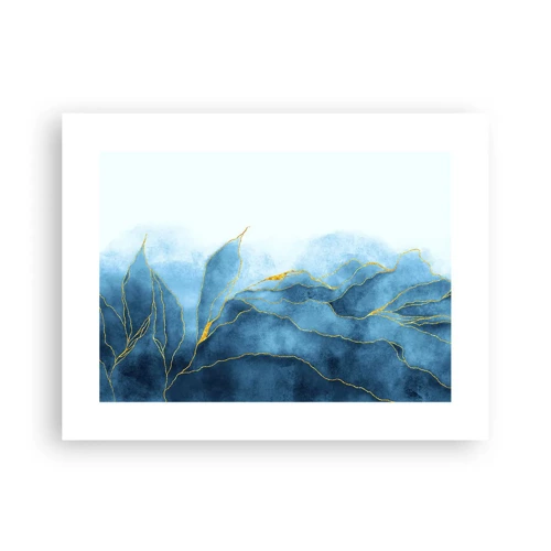 Póster - Oro y azul - 40x30 cm