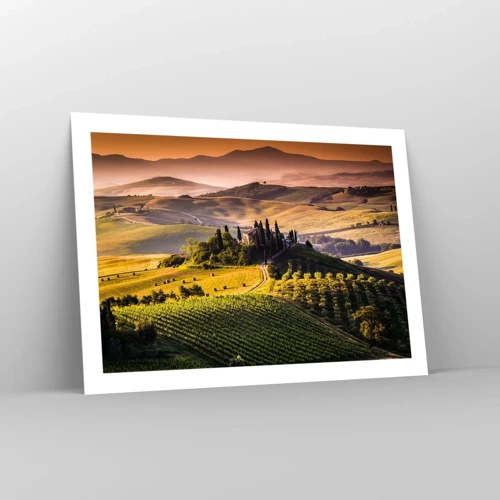 Póster - Paisaje toscano - 70x50 cm