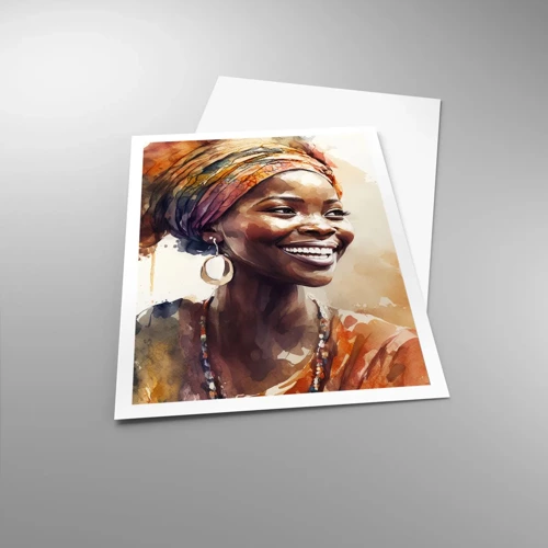 Póster - Reina africana - 70x100 cm