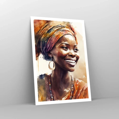 Póster - Reina africana - 70x100 cm