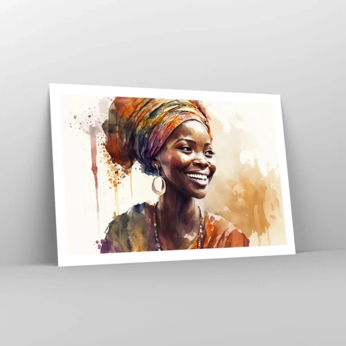 Póster - Reina africana - 91x61 cm