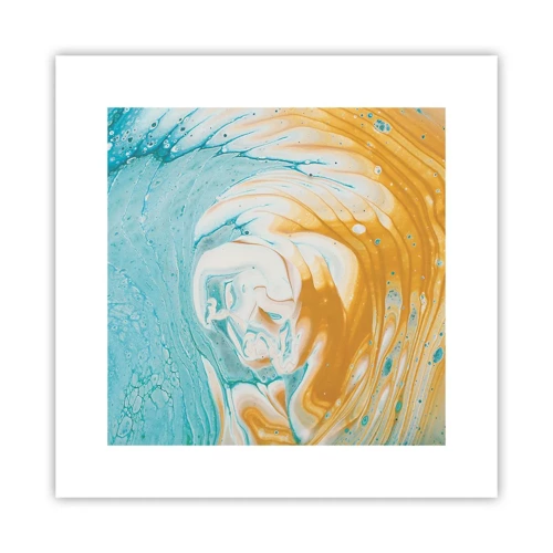 Póster - Remolino pastel - 30x30 cm