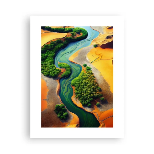 Póster - Río que da vida - 30x40 cm