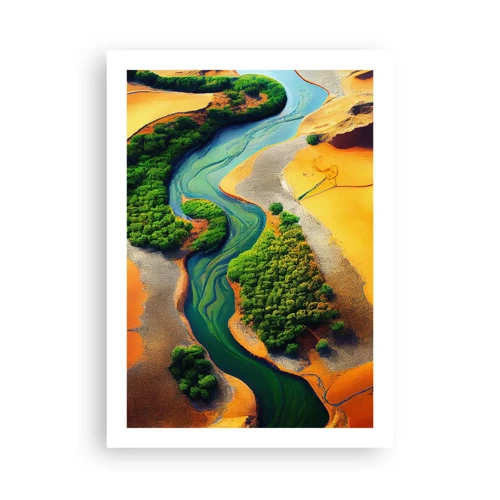 Póster - Río que da vida - 50x70 cm