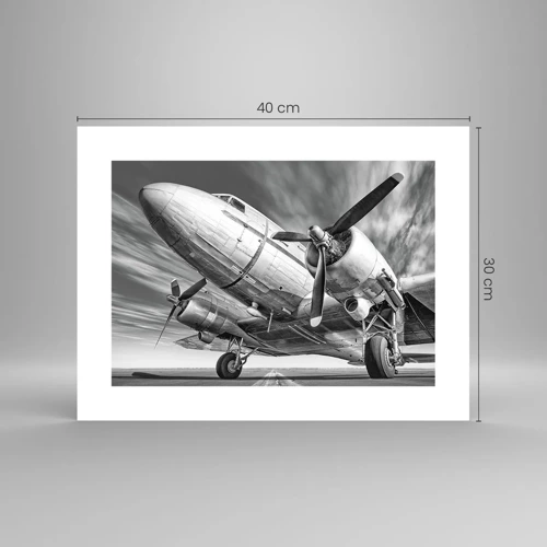 Póster - Siempre listo para volar - 40x30 cm