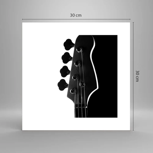 Póster - Silencio musical  - 30x30 cm