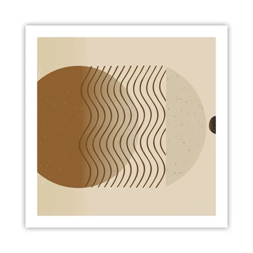 Póster - Sobre el origen de las figuras geométricas - 60x60 cm