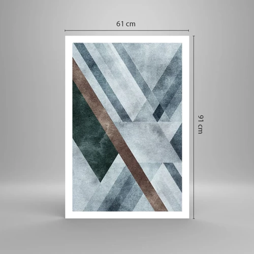 Póster - Sofisticada elegancia de la geometría - 61x91 cm