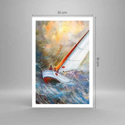 Póster - Surcando las olas - 61x91 cm