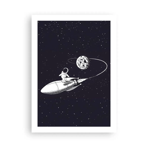 Póster - Surfista espacial - 50x70 cm