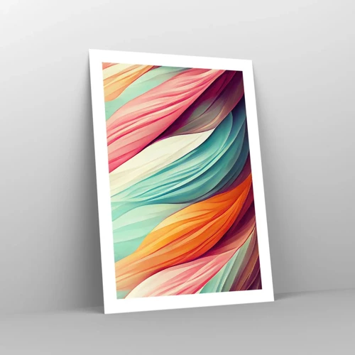 Póster - Tejido arco iris - 50x70 cm