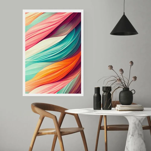 Póster - Tejido arco iris - 61x91 cm