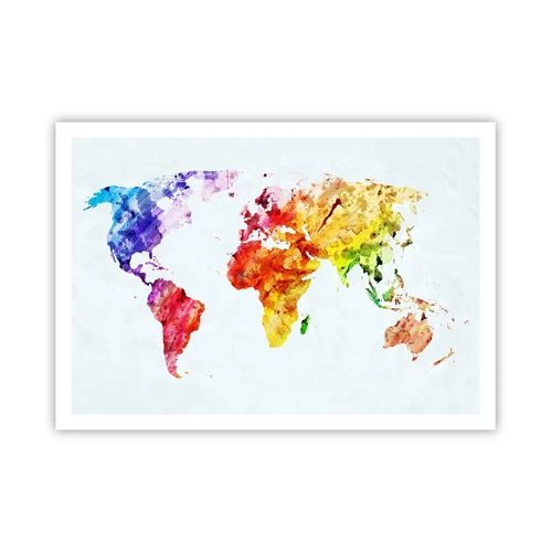 Póster - Todos los colores del mundo - 100x70 cm
