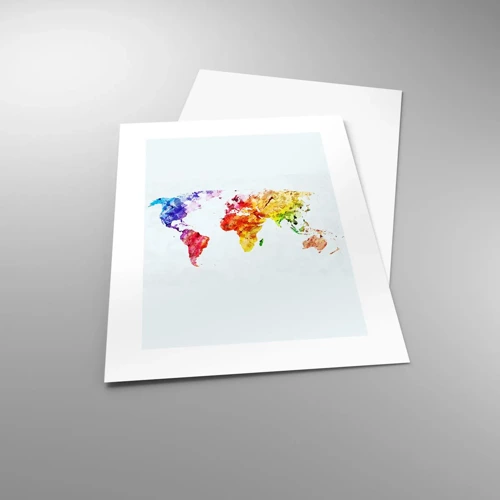 Póster - Todos los colores del mundo - 30x40 cm