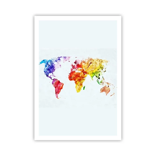 Póster - Todos los colores del mundo - 70x100 cm