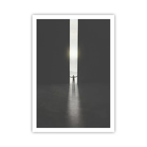 Póster - Un paso hacia un futuro brillante - 70x100 cm