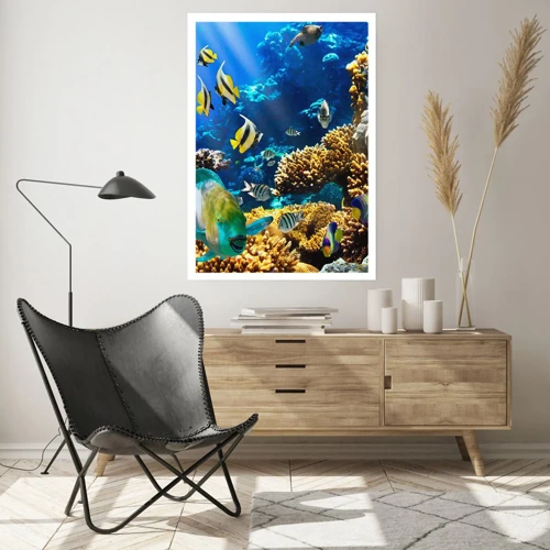 Póster - Vacaciones submarinas - 70x100 cm