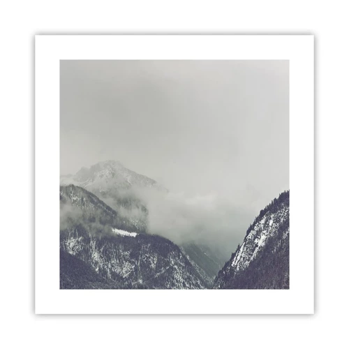Póster - Valle de la niebla - 40x40 cm