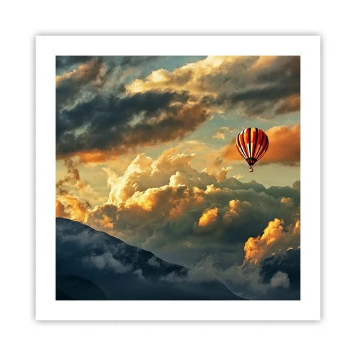 Póster - Vuelo porque quiero - 50x50 cm