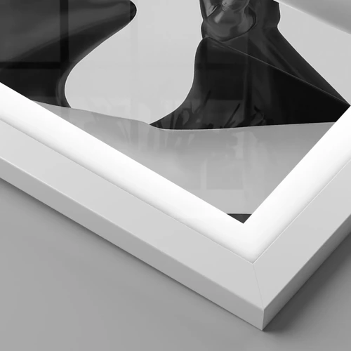 Póster en marco blanco - Atracción - deseo - 30x40 cm