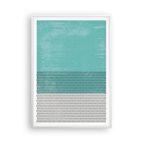 Póster en marco blanco - Composición equilibrada - 70x100 cm