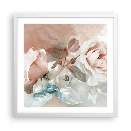 Póster en marco blanco - El espíritu del romanticismo - 50x50 cm