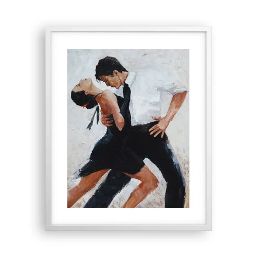 Póster en marco blanco - El tango de mis sueños - 40x50 cm