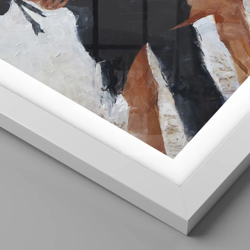 Póster en marco blanco - El tango de mis sueños - 50x70 cm