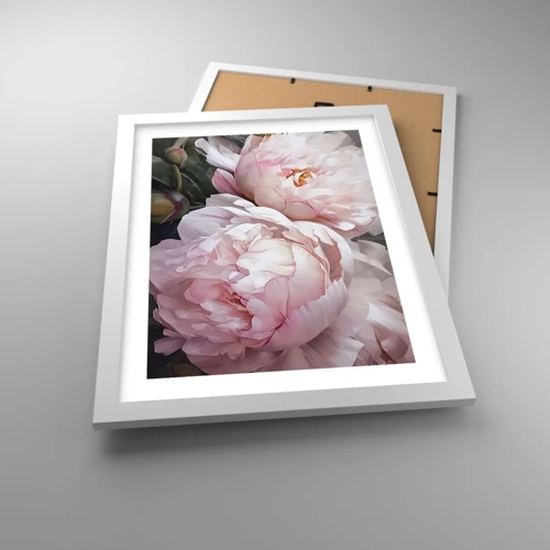 Póster en marco blanco - En flor - 30x40 cm