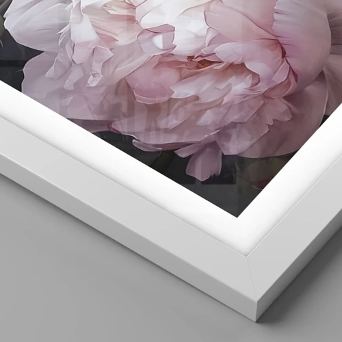 Póster en marco blanco - En flor - 70x50 cm