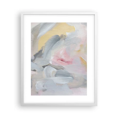 Póster en marco blanco - En un mundo de colores pastel - 40x50 cm