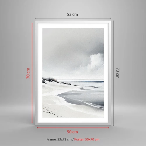 Póster en marco blanco - Juntos desde el principio de los tiempos - 50x70 cm