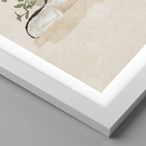 Póster en marco blanco - La belleza del sur - 70x100 cm