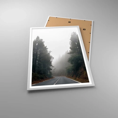 Póster en marco blanco - La historia de un bosque mágico - 61x91 cm