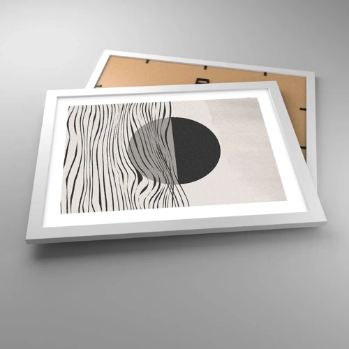 Póster en marco blanco - Media composición - 40x30 cm