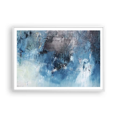 Póster en marco blanco - Rapsodia celeste - 100x70 cm