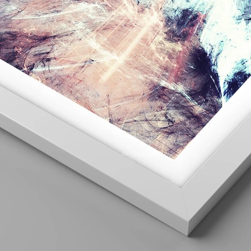 Póster en marco blanco - Siente el viento - 40x50 cm