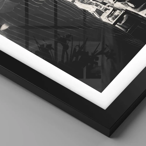 Póster en marco negro - Alquimia de sabores - 30x40 cm