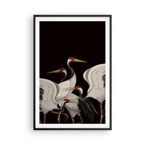 Póster en marco negro - Asuntos de aves - 61x91 cm