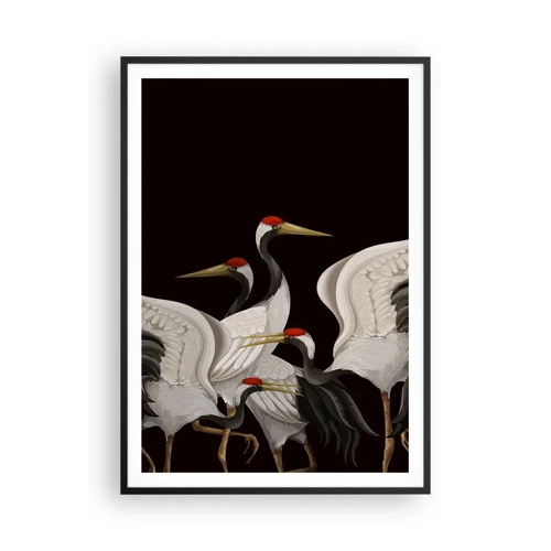 Póster en marco negro - Asuntos de aves - 70x100 cm