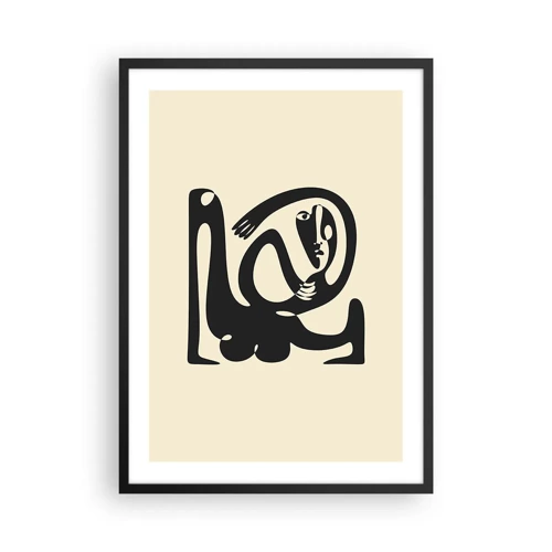 Póster en marco negro - Casi Picasso - 50x70 cm