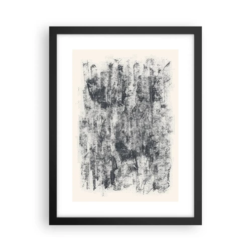 Póster en marco negro - Composición brumosa - 30x40 cm