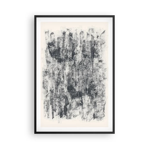 Póster en marco negro - Composición brumosa - 61x91 cm