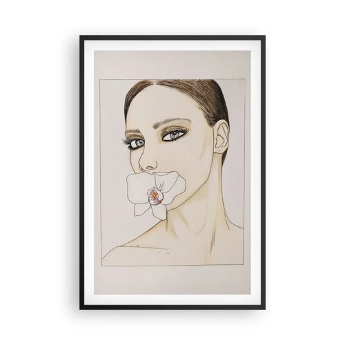 Póster en marco negro - Elegancia y belleza - 61x91 cm