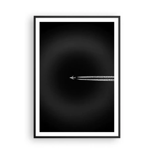 Póster en marco negro - En otra dimensión - 70x100 cm