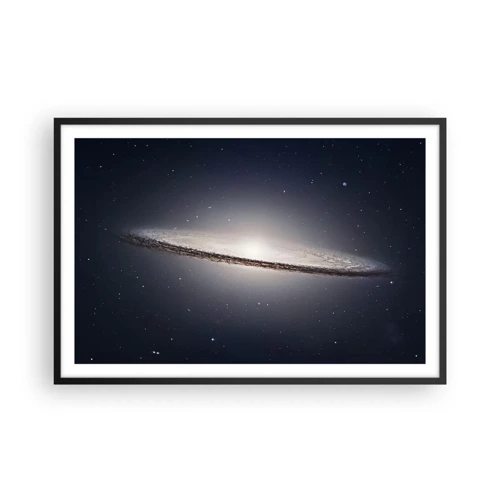 Póster en marco negro - Érase una vez en una galaxia muy, muy lejana.... - 91x61 cm