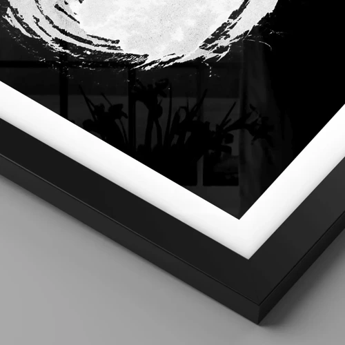 Póster en marco negro - La buena salida - 50x40 cm
