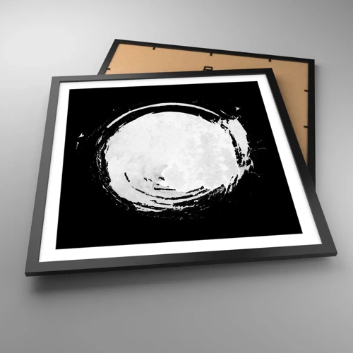 Póster en marco negro - La buena salida - 50x50 cm